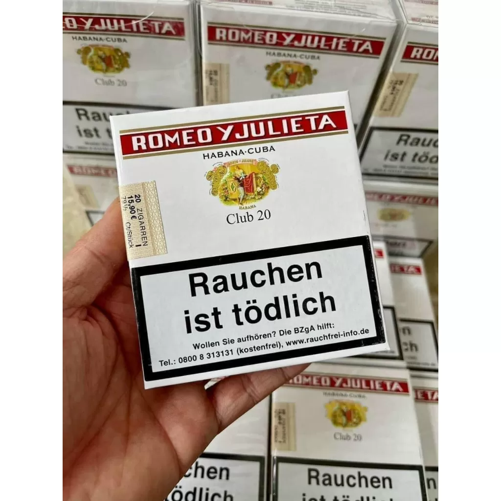Romeo y Julieta Club - hộp 20 điếu