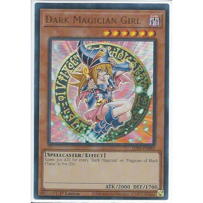 Thẻ bài Yu-Gi-Oh Tiếng Anh LDS3-EN082 Dark Magician Girl – Ultra Rare
