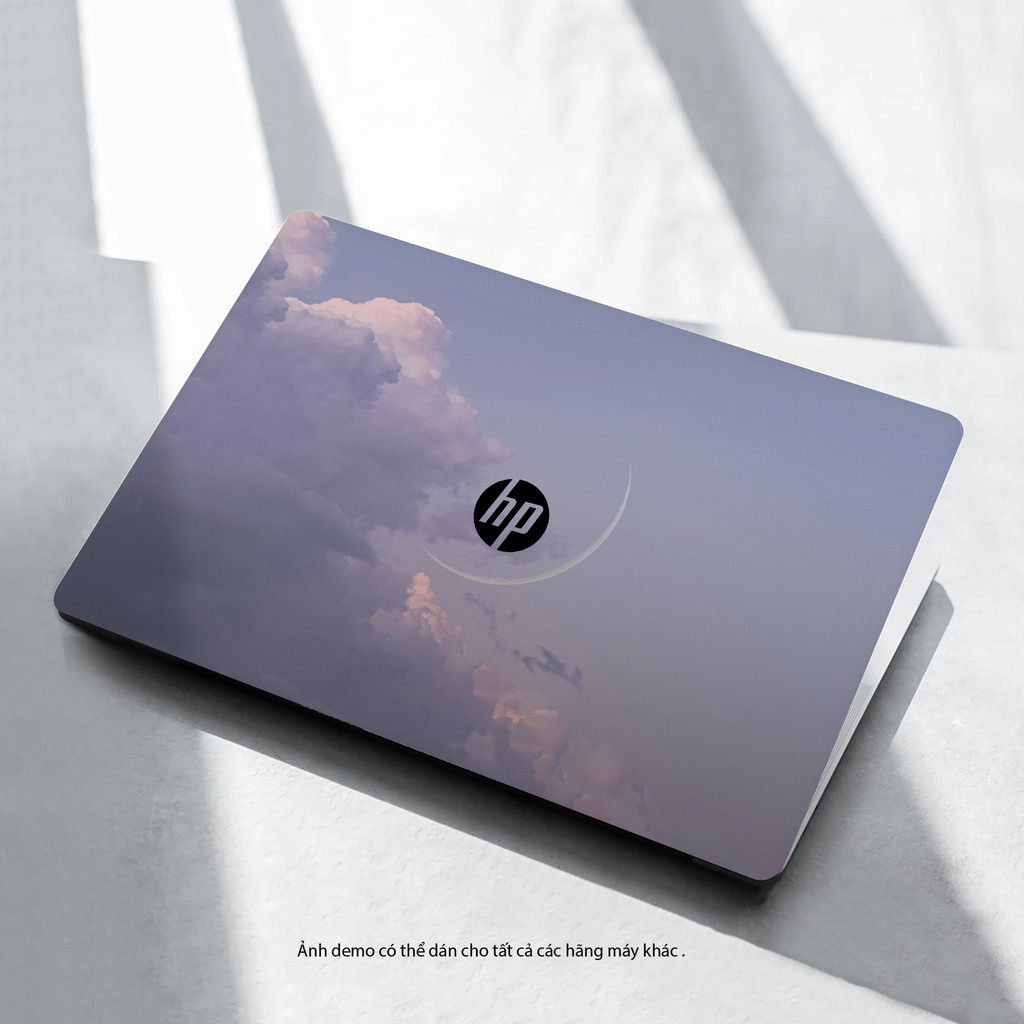 Decal dán laptop chống xước mẫu MÂY TÍM - Decal Dán cho Dell, Hp, Asus, Lenovo, Acer, MSI, Surface,Vaio, Mac