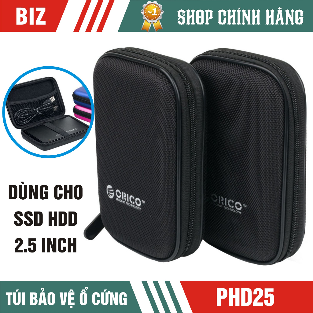 Túi đựng ổ cứng HDD,SSD 2.5" ORICO PHD25 - Phân phối chính hãng !!!