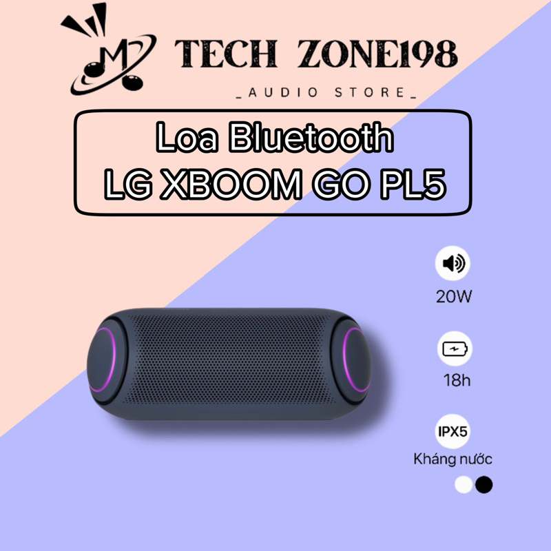 Loa Bluetooth XBOOM LG PL5 XG5 20W chính hãng nguyên seal