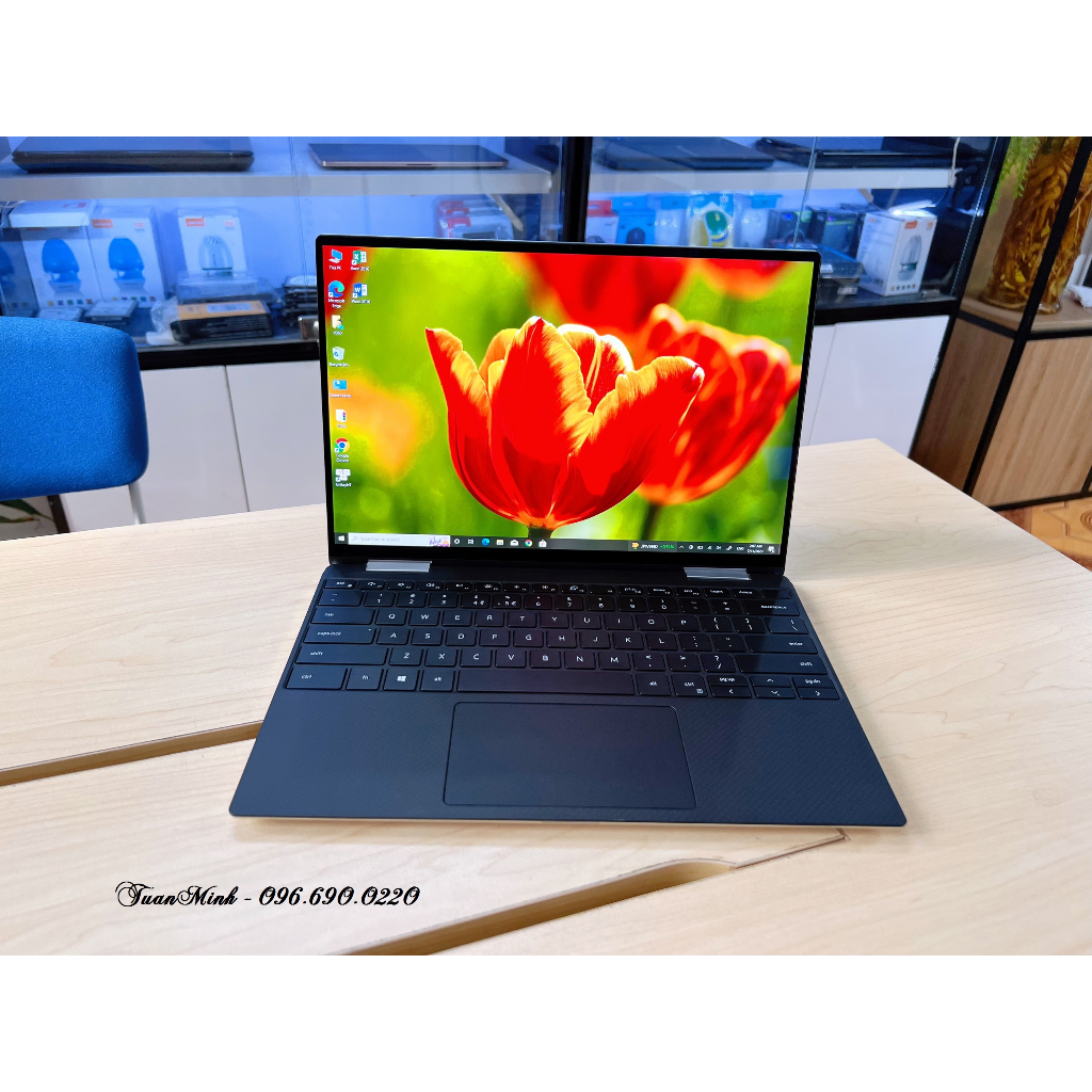 Laptop cũ Dell XPS 13 7390 2in1 CỰC ĐẸP - Core i7 1065G7 - RAM 16GB - SSD 512GB - 13.3" FHD+ touch