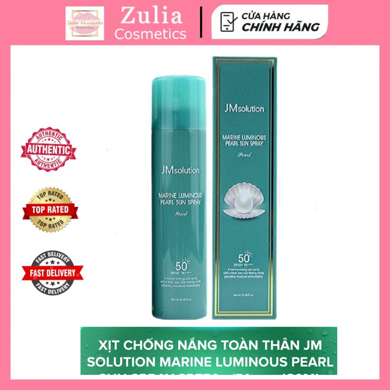 Xịt Chống Nắng Jm Solution Marune Luminious Sun Pray SPF50+
