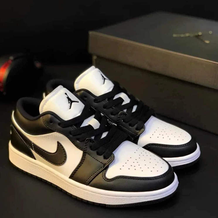 Giày sneaker JORDAN 1 THẤP CỔ các màu hot trend nam nữ, Giày thể thao JD1 đen xám xanh dùng đi học.tập gym,chạy bộ