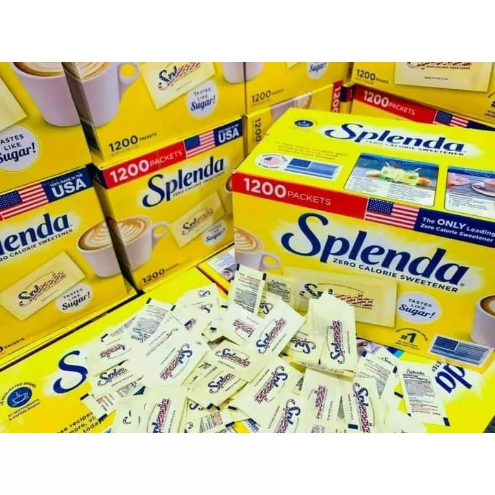 Đường ăn kiêng Splenda 100 gói của Mỹ cho người ăn kiêng, tiểu đường, DAS