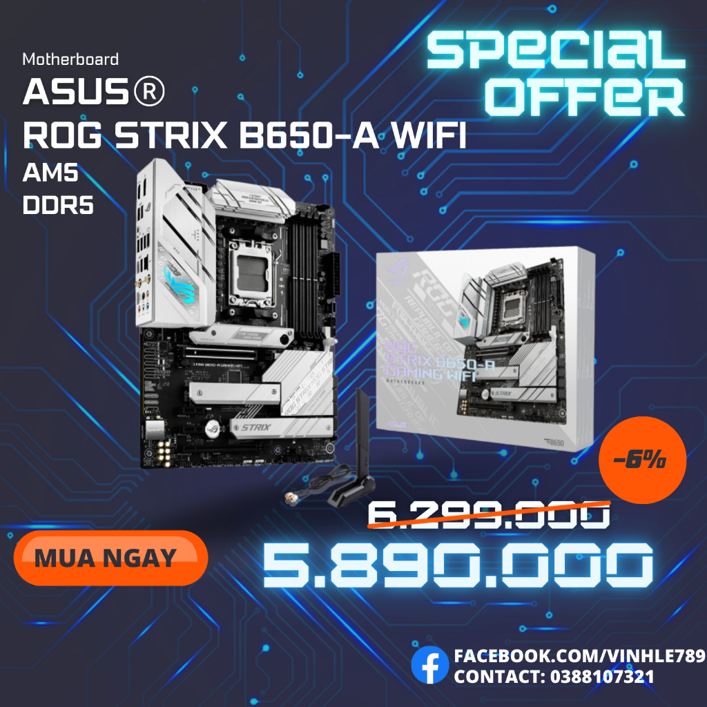 Mainboard ROG STRIX B650-A GAMING WIFI