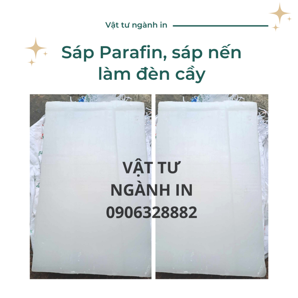 1 kg sáp Parafin, sáp nến, sáp làm đèn cầy