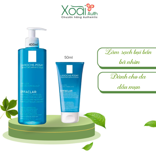 Sữa Rửa Mặt La RoChe Posay Effaclar Dành Cho Da Dầu Mụn, Nhạy Cảm - Hàng Chính Hãng Tem Bill Đầy Đủ