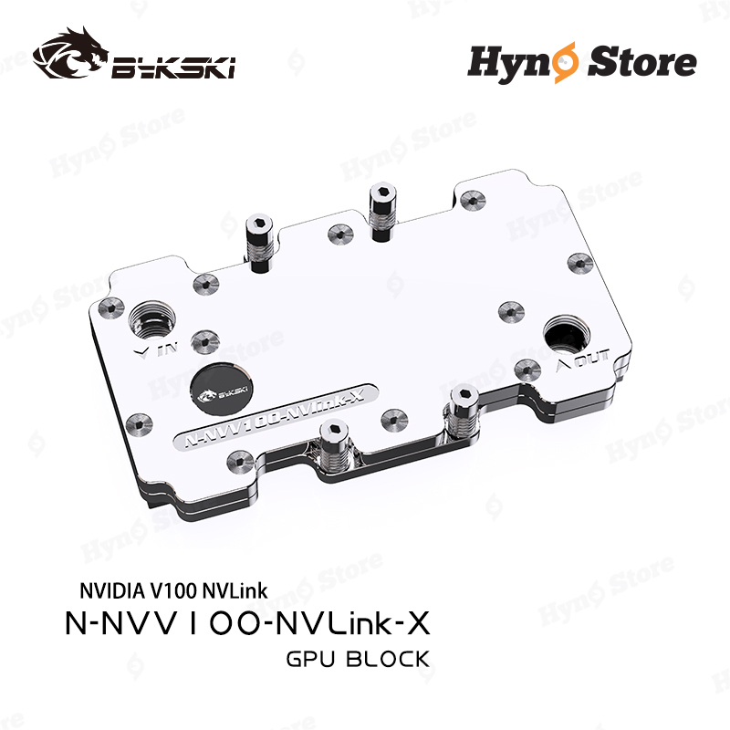 Block VGA Bykski N-NVV100-NVLink-X Tản nhiệt nước custom - Hyno Store