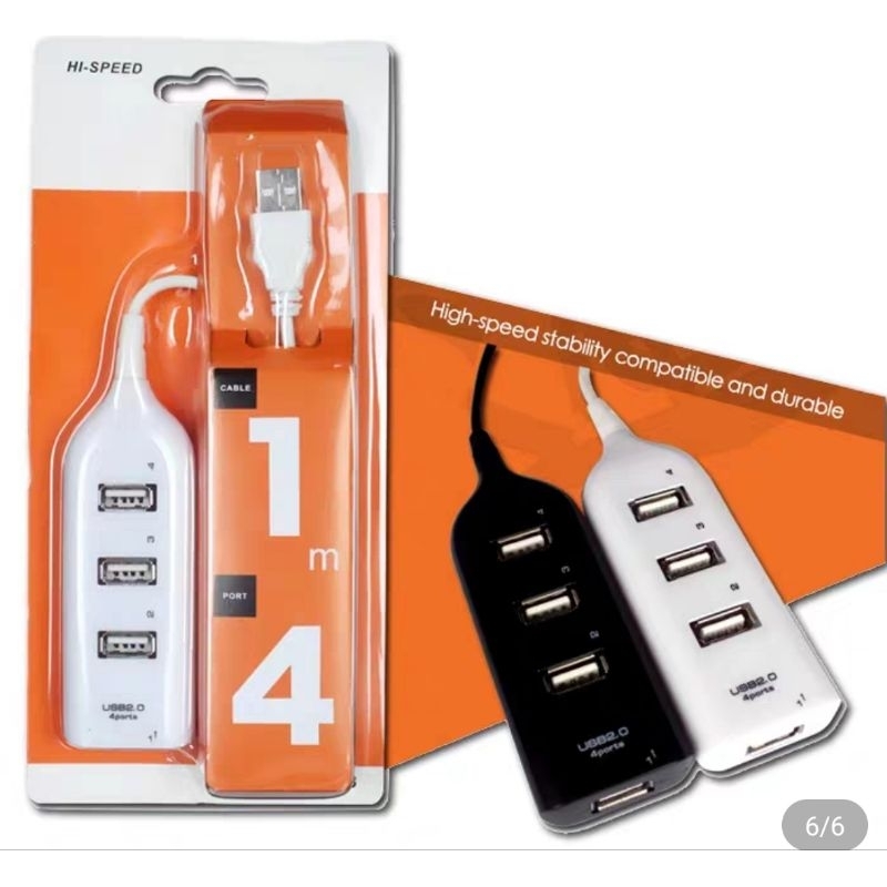 HUB CHIA CỔNG USB 4 PORT TỐC ĐỘ CAO TIỆN LỢI CHO MÁY TÍNH LAPTOP PC