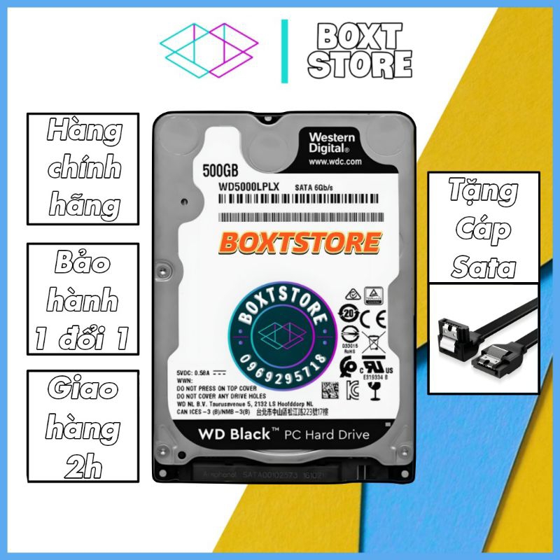 Ổ cứng HDD WD Black 500GB 2.5 inch SATA III 64MB Cache 7200RPM