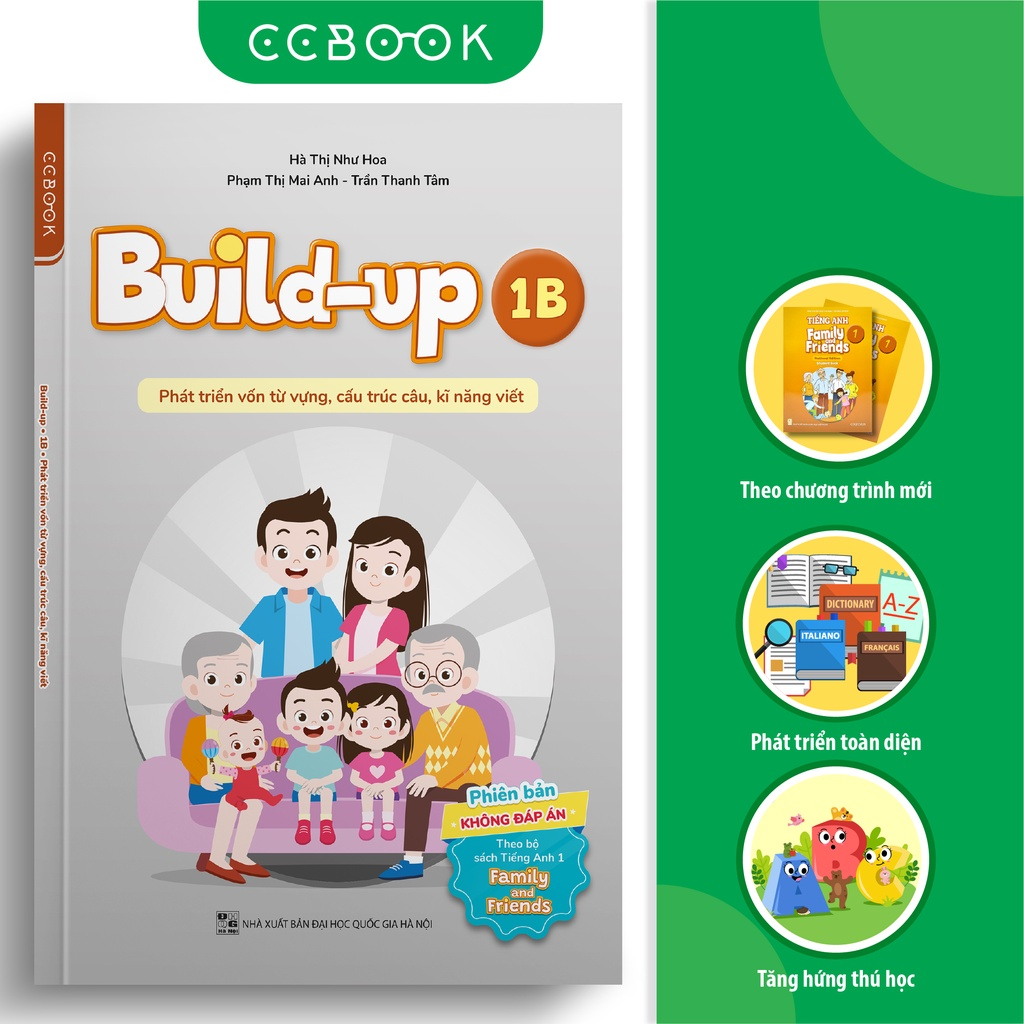 Sách tiếng Anh lớp 1 - Build-up 1B  - Phát triển vốn từ vựng, kĩ năng viết - Không đáp án