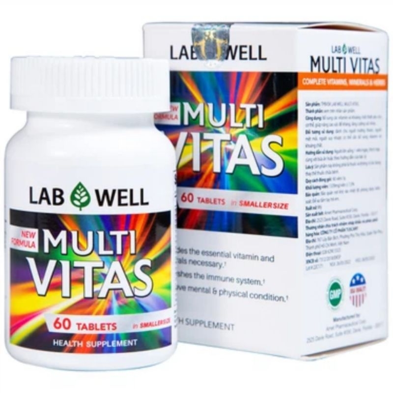 Viên uống Multi Vitas Lab Well bổ sung vitamin và khoáng chất cho cơ thể