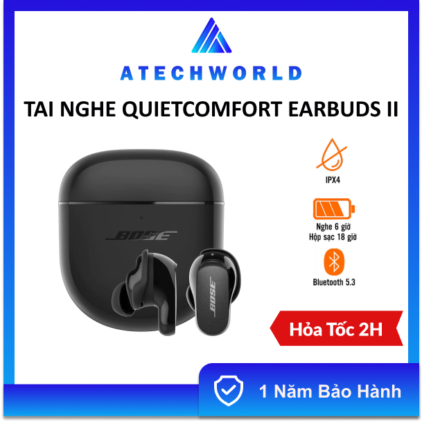 Tai Nghe Bose QuietComfort Earbuds II - Hàng Chính Hãng - BH 1 Năm - Có Xuất VAT