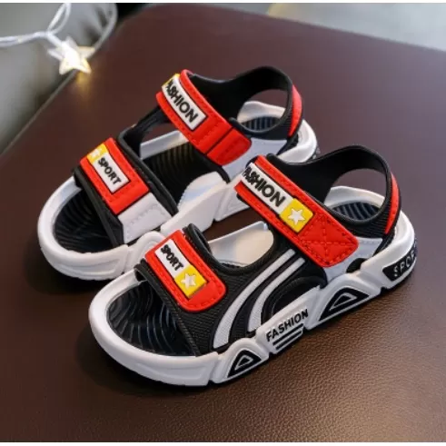 DÉP SANDAL FASHION SPORT BÉ TRAI ĐẾ CAO SU NON ĐI MƯA SIÊU MỀM
