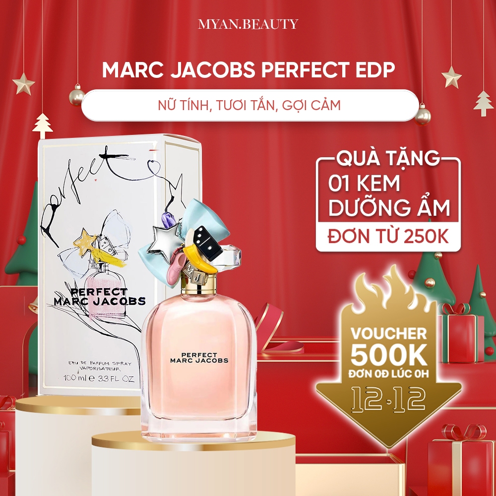 Nước Hoa Nữ Marc Jacobs Perfect Nồng Độ EDP Dung Tích 100ml, Dầu Thơm Nữ Tính, Tươi Tắn, Gợi Cảm - Myan.Beauty