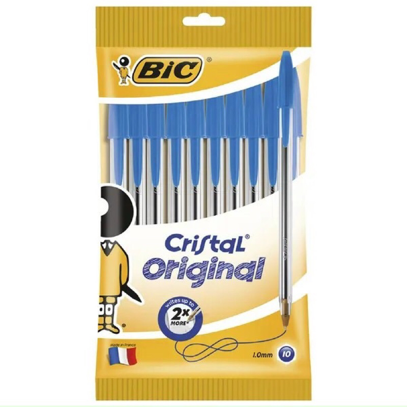 Bút bi viết BIC nhiều loại màu siêu êm thương hiệu Pháp -made in France