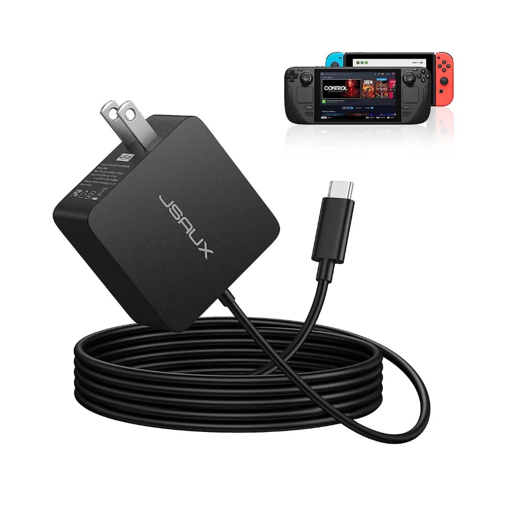 Sạc nhanh JSAUX cho máy chơi game Steam Deck, ROG Ally, Nintendo Switch, Laptop, Macbook, iPad