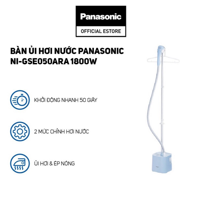 Bàn ủi hơi nước đứng Panasonic NI-GSE050ARA 1800W hàng chính hãng