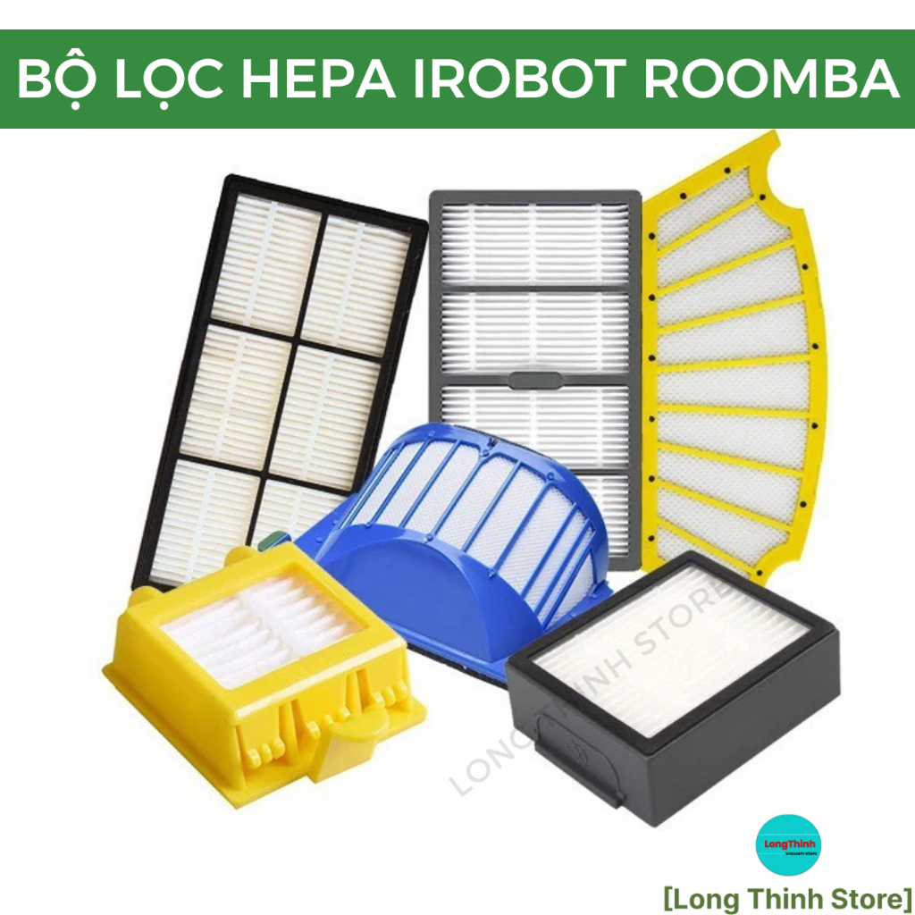 Chất lượng cao - Bộ lọc hepa cho robot hút bụi irobot roomba tất cả các dòng máy