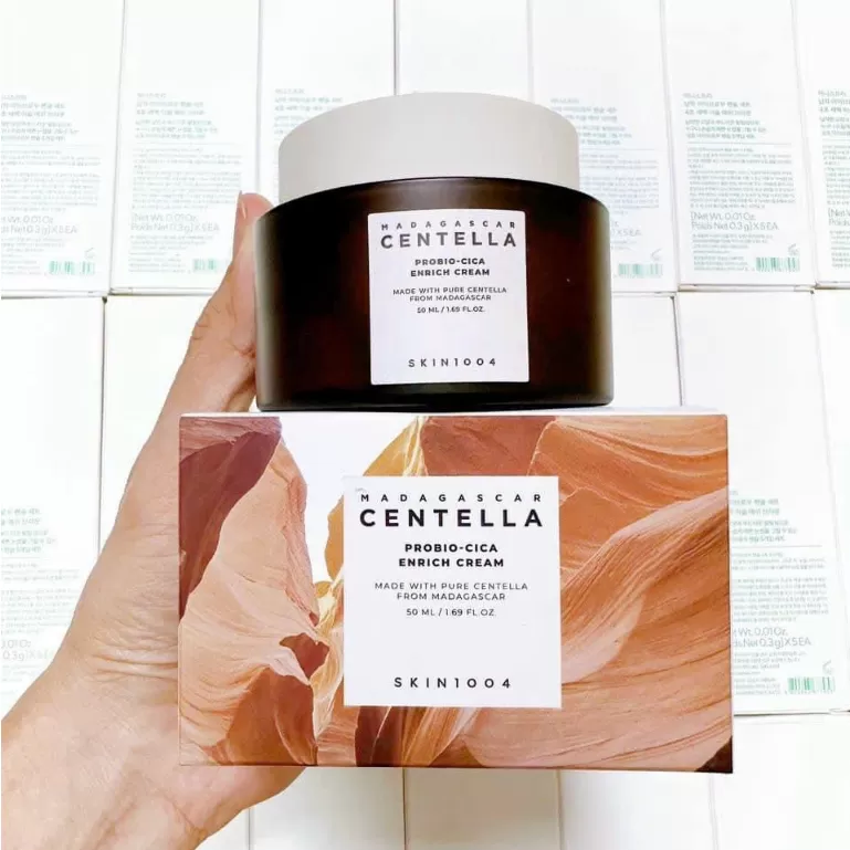 Kem Dưỡng Rau Má Lên Men Skin1004 Madagascar Centella Probio-Cica Enrich Cream 50ml