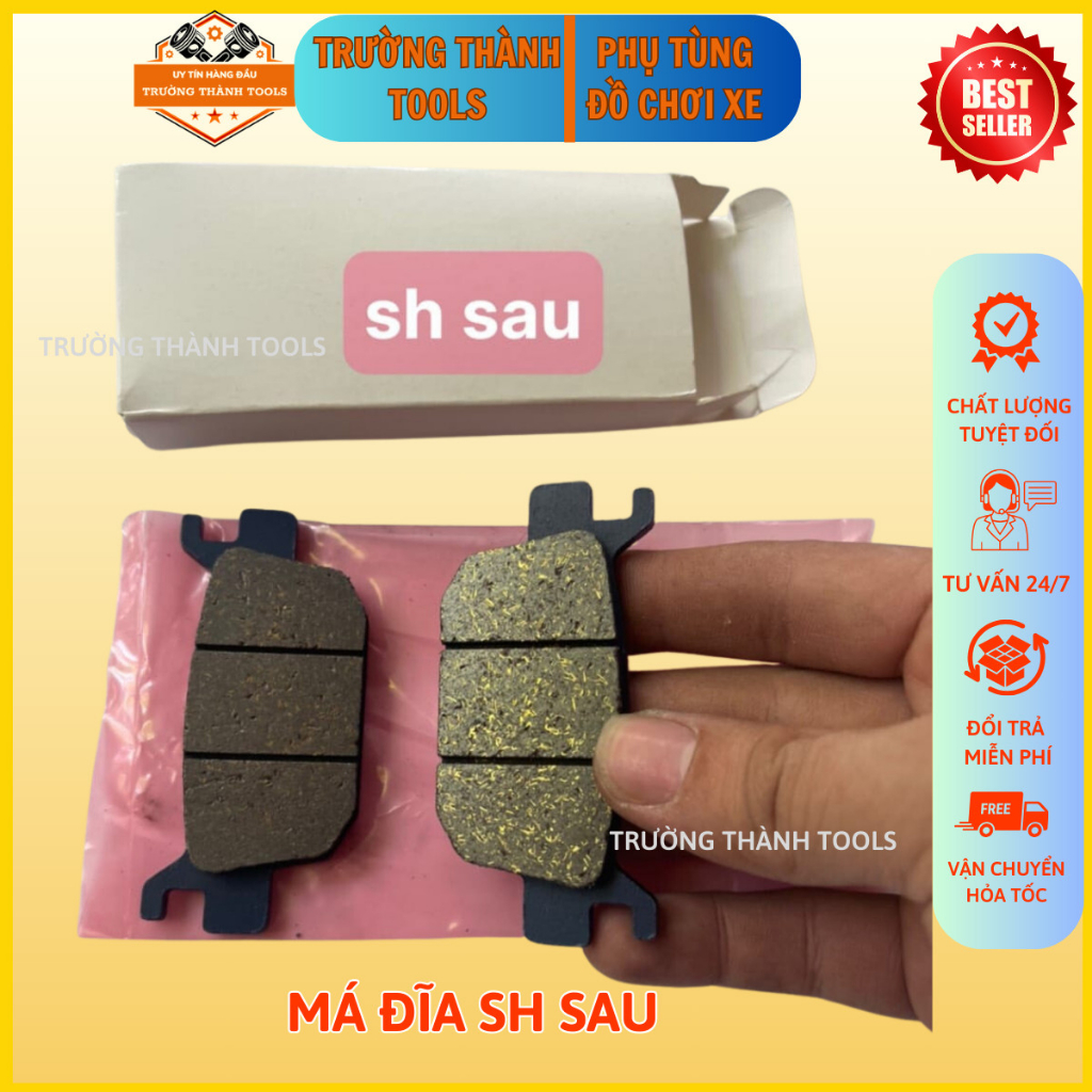 Má đĩa Sh,Má Phanh Đĩa Nissin xe máy Honda SH trước và SH sau - TRƯỜNG THÀNH TOOLS