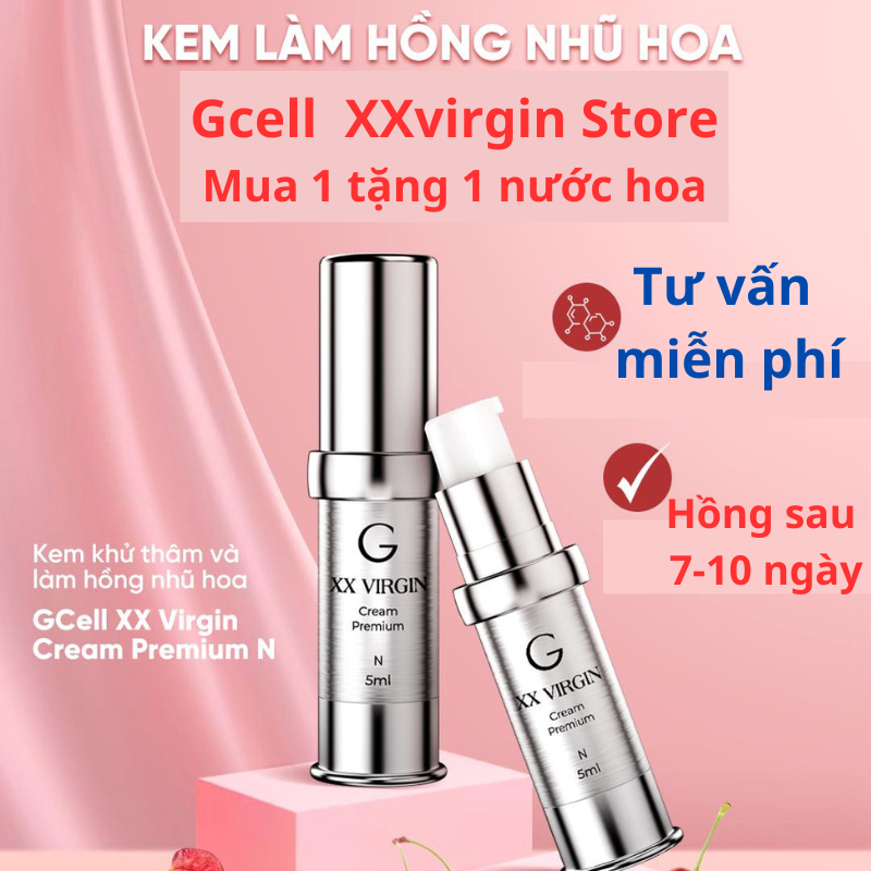 Kem Làm Hồng Nhũ và Bikini Xxvirgin N , Xxvirgin W1 - GCELL lọ 5ml - 15ml