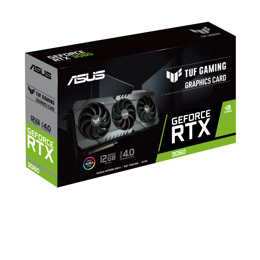 VGA ASUS TUF Gaming GeForce RTX 3060 OC V2 12GB GDDR6