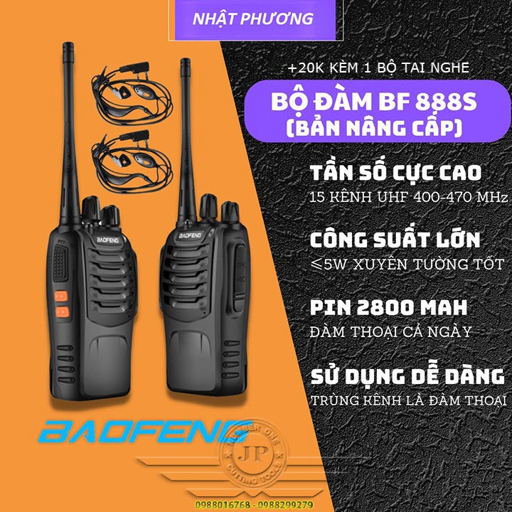 Phụ kiện Bộ Đàm Bộ Đàm Chính Hãng Baofeng BF888S Cực Chất