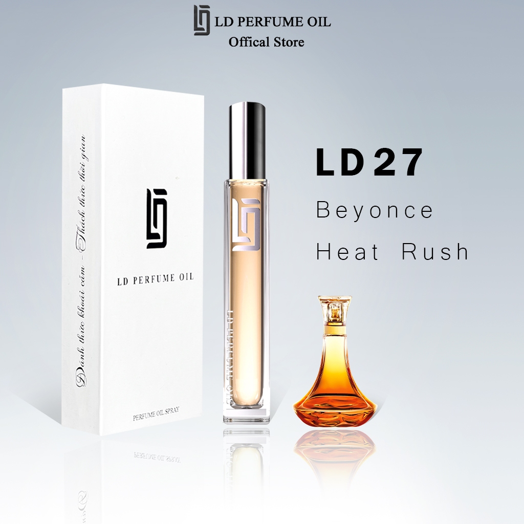 Nước Hoa Nữ LD Perfume OIL Hương Beyonce Heat Rush , Tinh Dầu Thơm Chai Mini 12ml Sang Trọng Nữ tính LD27