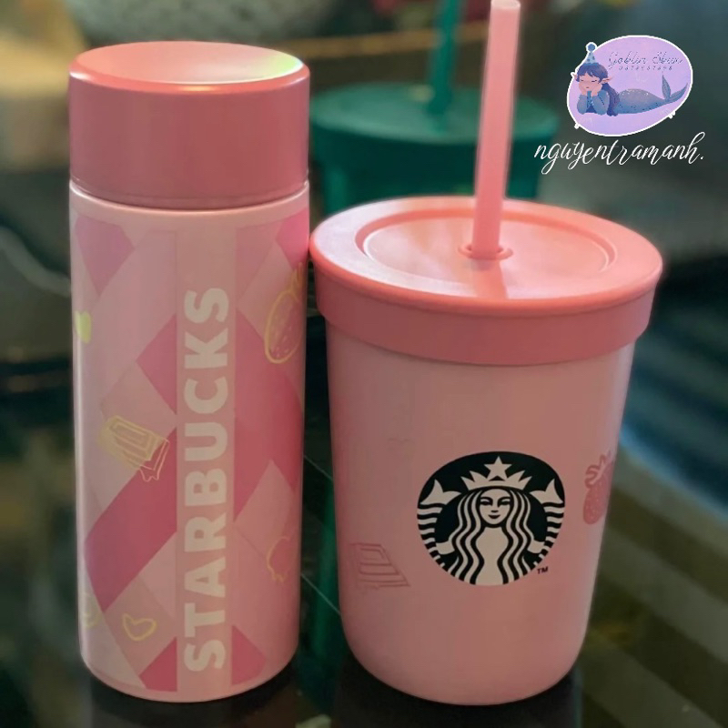 STARBUCKS BÌNH GIỮ NHIỆT MOCHA VALENTINE 23 SS TUMBLER 355ML