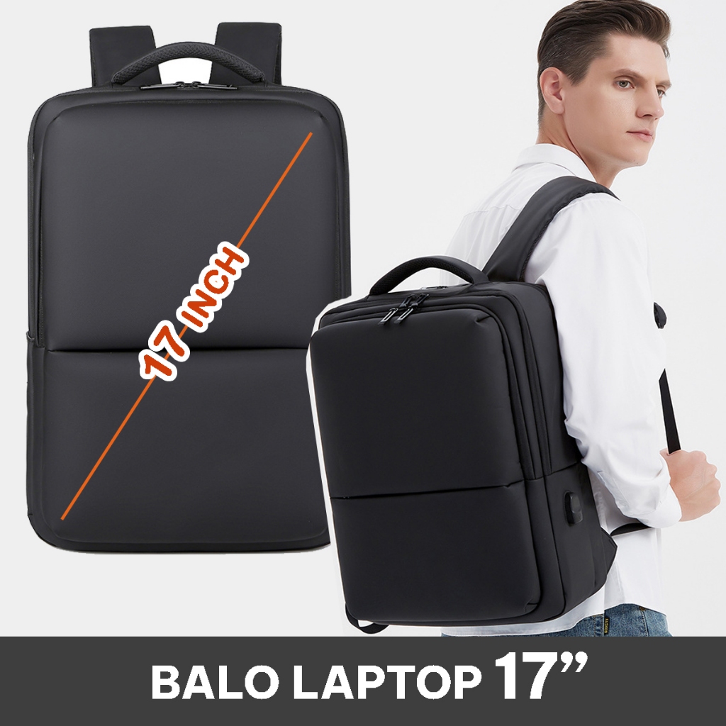 Balo Công Sở Dung Tích Lớn, Ba lô Laptop 17inch  | Balo Đi Công Tắc Hoặc Du Lịch Thiết Kế Nhiều Ngăn Tiện Ích