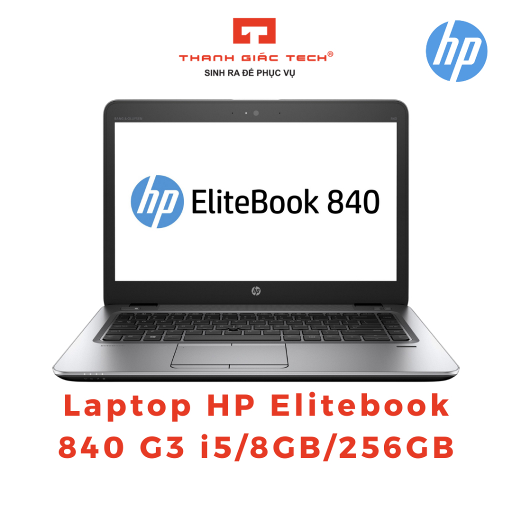 Laptop HP Elitebook 840 G3 Dùng Học Online & Văn Phòng - 14" HD, Core i5-6300U, 8GB Ram, 256GB SSD - Bảo Hành 6 Tháng