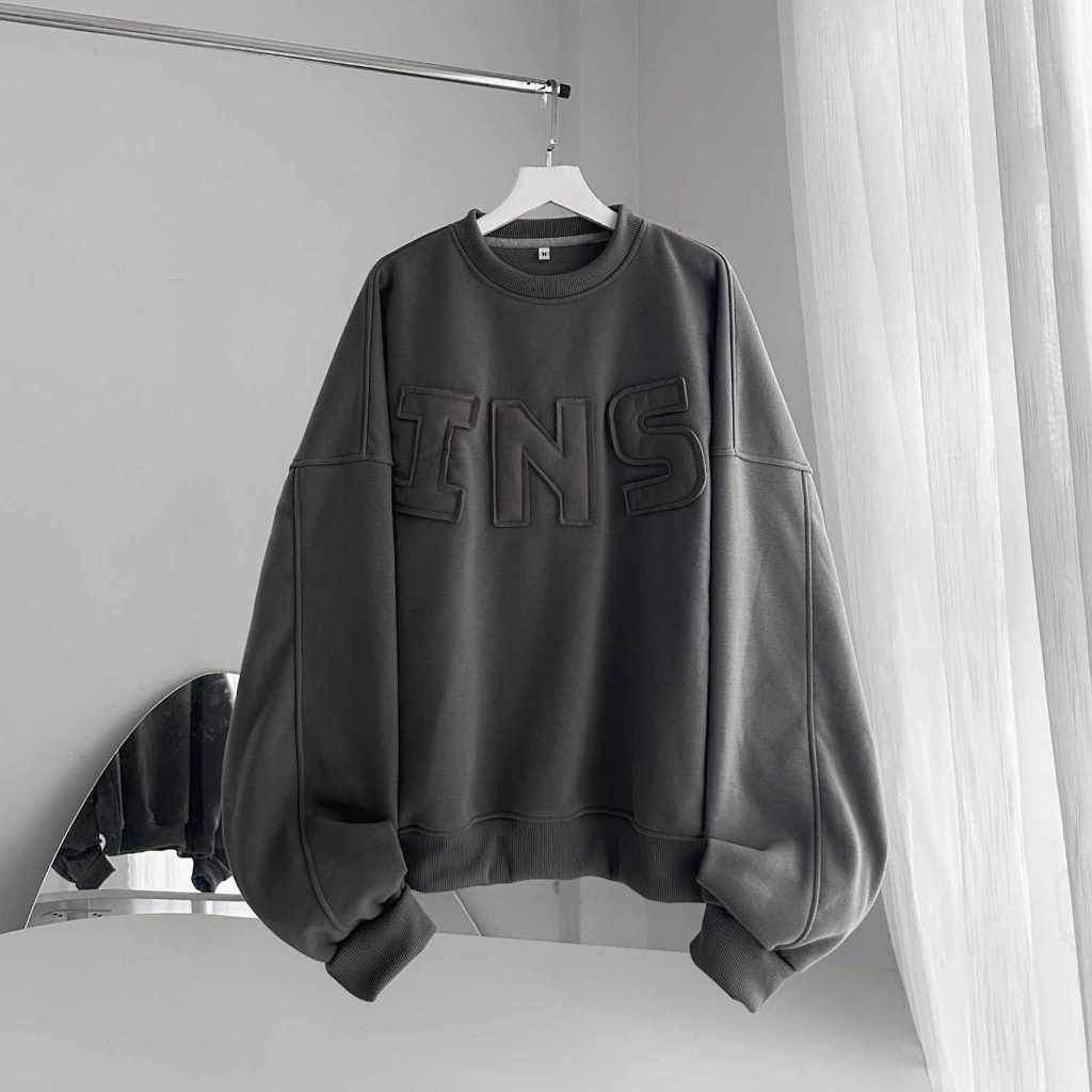 Áo Sweeter Boxy INS Nam Nữ - Áo Hoodie Sweeter Loacal Brand Chữ Thêu Nổi, Panacea.Studio