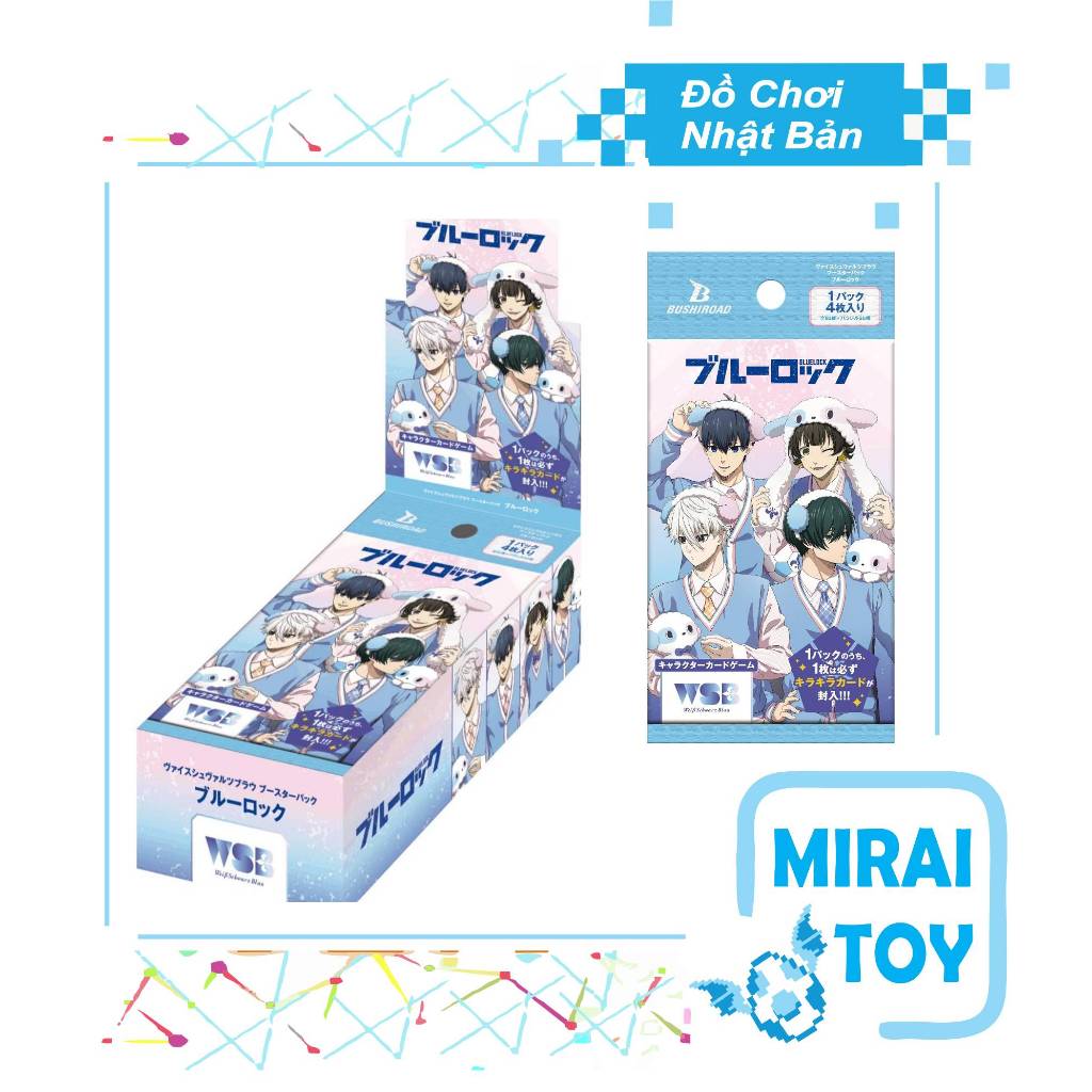 Gói thẻ bài Blue Lock Weiss Schwarz Blau Booster Pack - Chính hãng Bushiroad