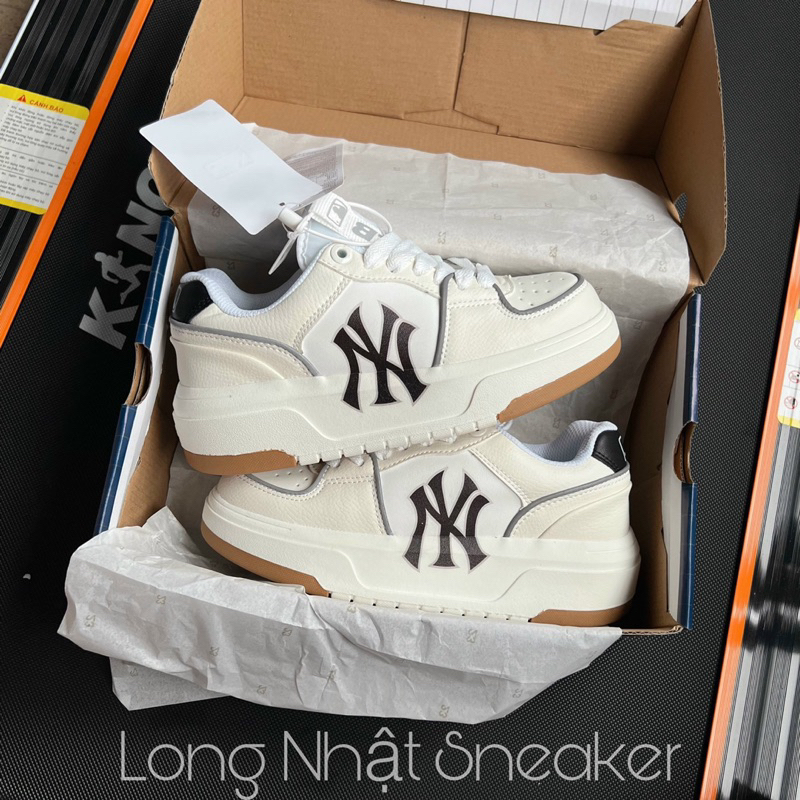Giày Sneaker Liner Trắng Đế Nâu Giày Thể Thao Nam Nữ Thấp Cổ