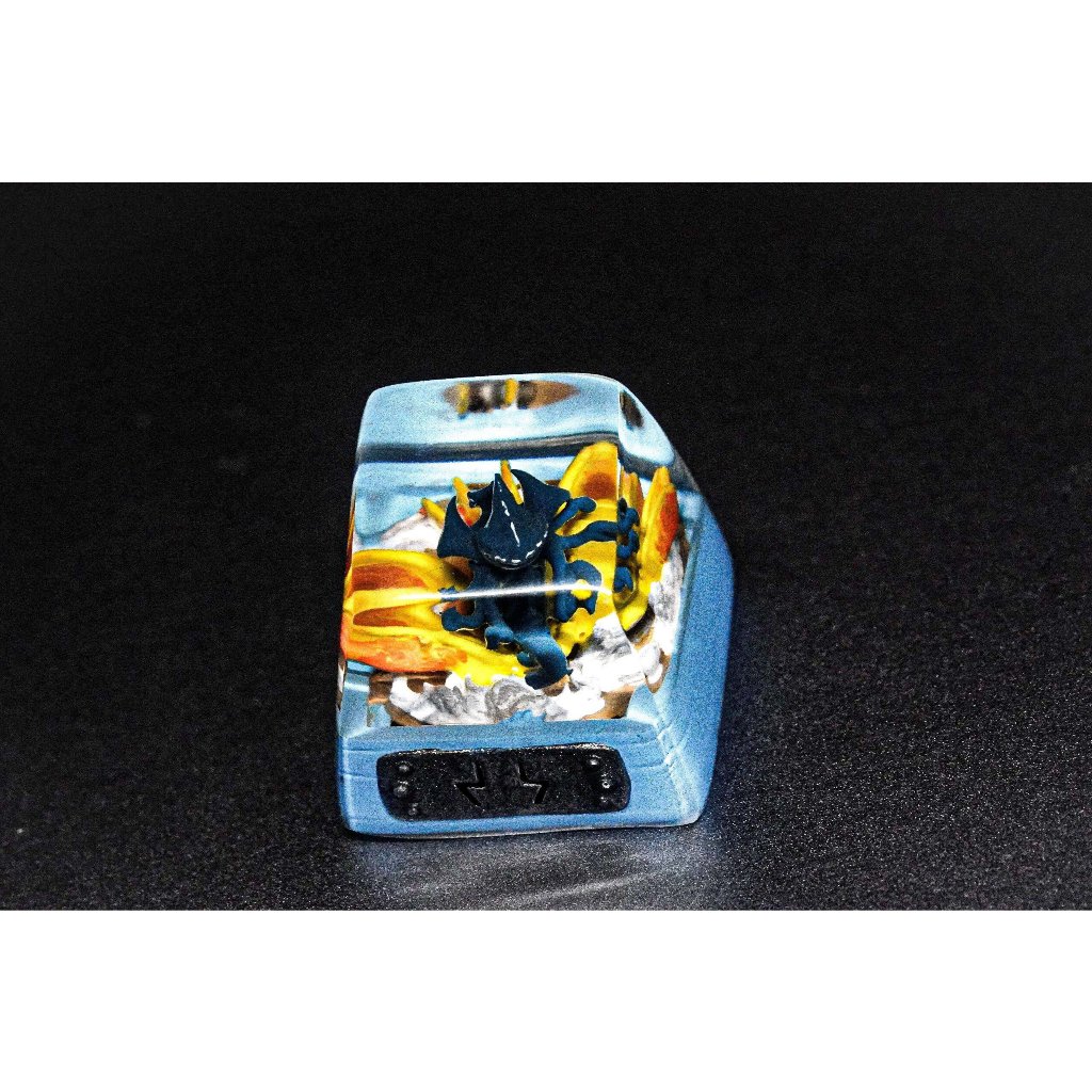 Vĩ thú 5 đuôi keycap -  kokuo keycap - naruto keycap , nút bàn phím cơ