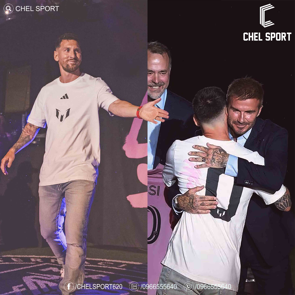 O thun Messi Miami 2023 cao cấp Unisex