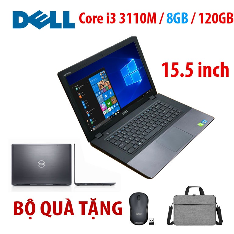 Laptop Dell vostro 5560 core i3 thế hệ 3 Ram 8GB SSD 120GB học tập văn phòng giải trí