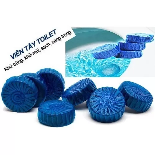 Viên thả bồn cầu - Viên làm sạch bồn cầu, khử mùi hôi cho bồn cầu mùi thư thái thơm tho