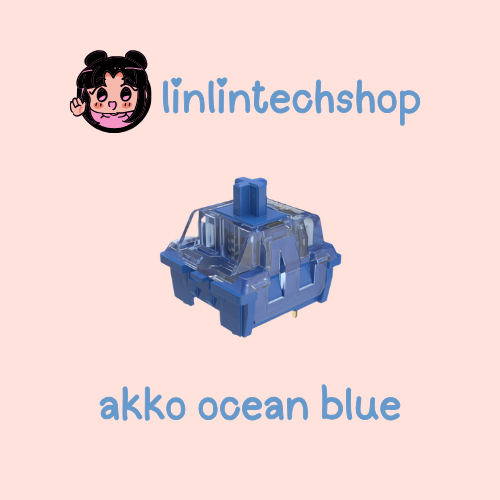 Akko Ocean Blue | Tactile | Công tắc bàn phím cơ