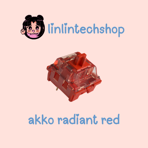 Akko Radiant Red | Linear | Công tắc bàn phím cơ