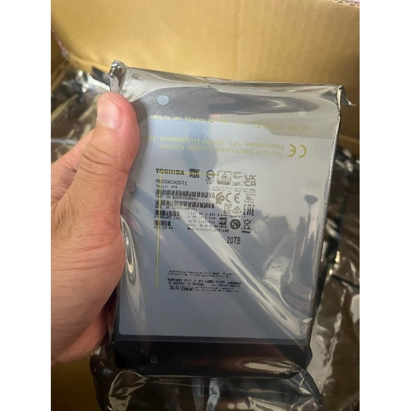 Ổ cứng HDD Toshiba 20TB Enterprise 7200RPM 3.5inch SATA3 - bảo hành 5 năm
