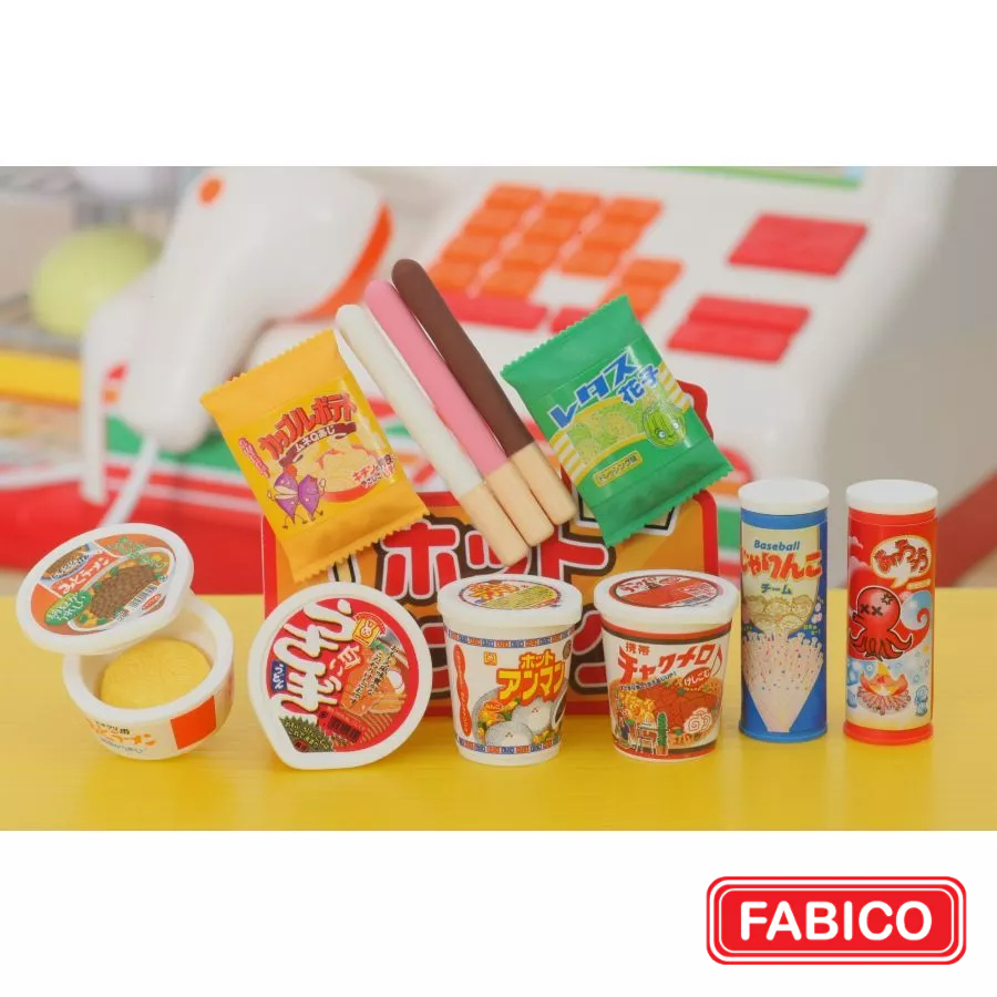 Gôm tẩy lắp ráp iwako hình snack