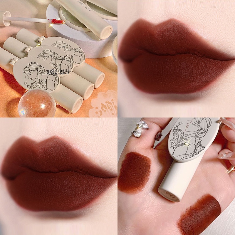 Son Môi Dạng Lỏng Maffick Chống Thấm Nước Lâu Trôi 6 Màu Sắc Tùy Chọn