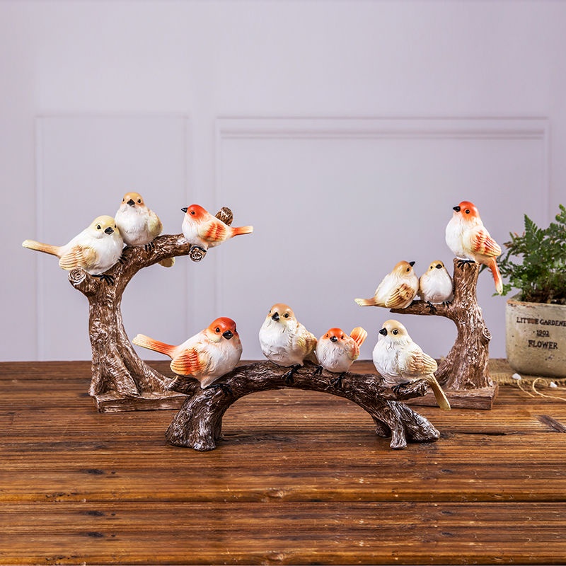 Chim Trang Trí Nhà CửA Tượng Decor Đồ Trang Trí Để BàN Trang Trí Tủ Rượu Tv Hiện Đại Quà TặNg Sinh NhậT Đồ Trang Trí PhòNg KháCh Trang Trí Bàn Làm Việc Đồ Trang Trí PhòNg Ngủ Bắc Âu