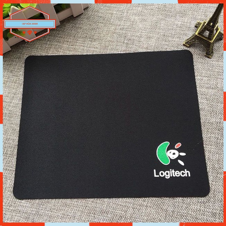 Miếng Lót Chuột Máy Vi Tính Laptop Logitech  Tấm Pad Chuột Bàn Di Chuột Nhỏ Chuyên Game Văn Phòng