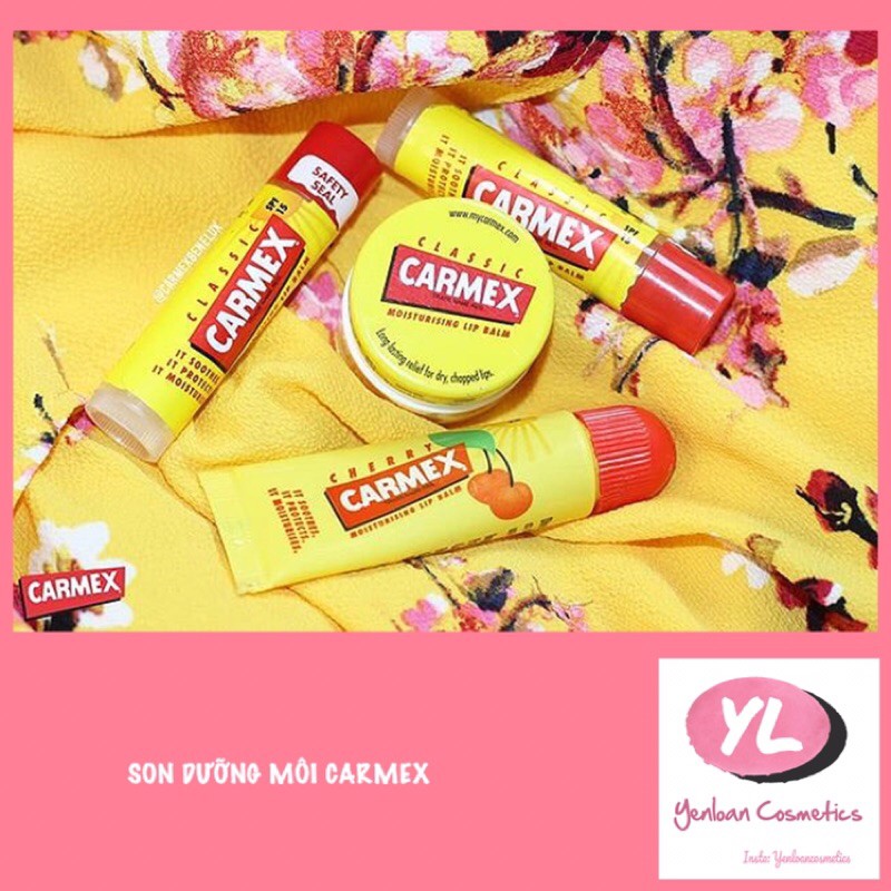 Son dưỡng môi chống nắng Carmex lip balm bán chạy số 1 tại Mỹ