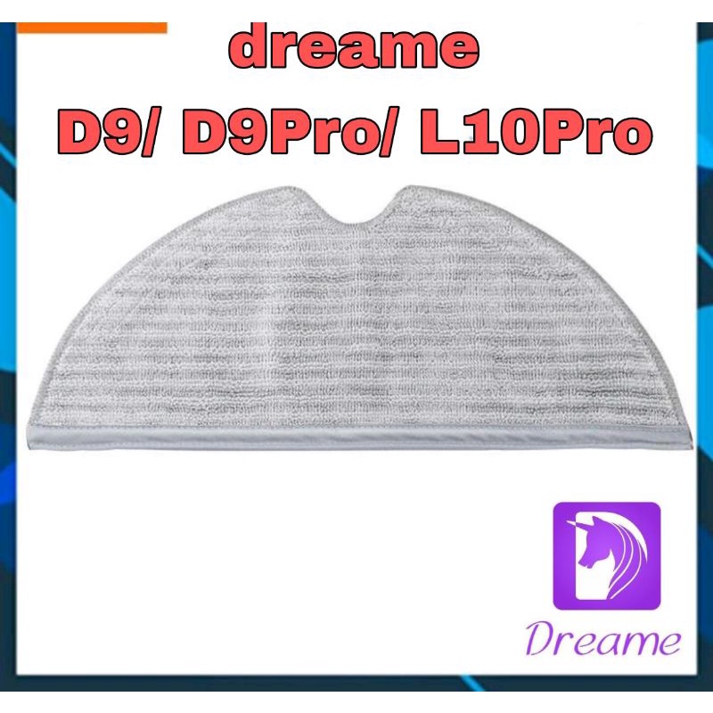 Robot D9/ D9Pro/ L10- Giẻ lau khô và ướt thay thế cho robot hút bụi xiaomi dreame D9 D9Pro L10 Pro