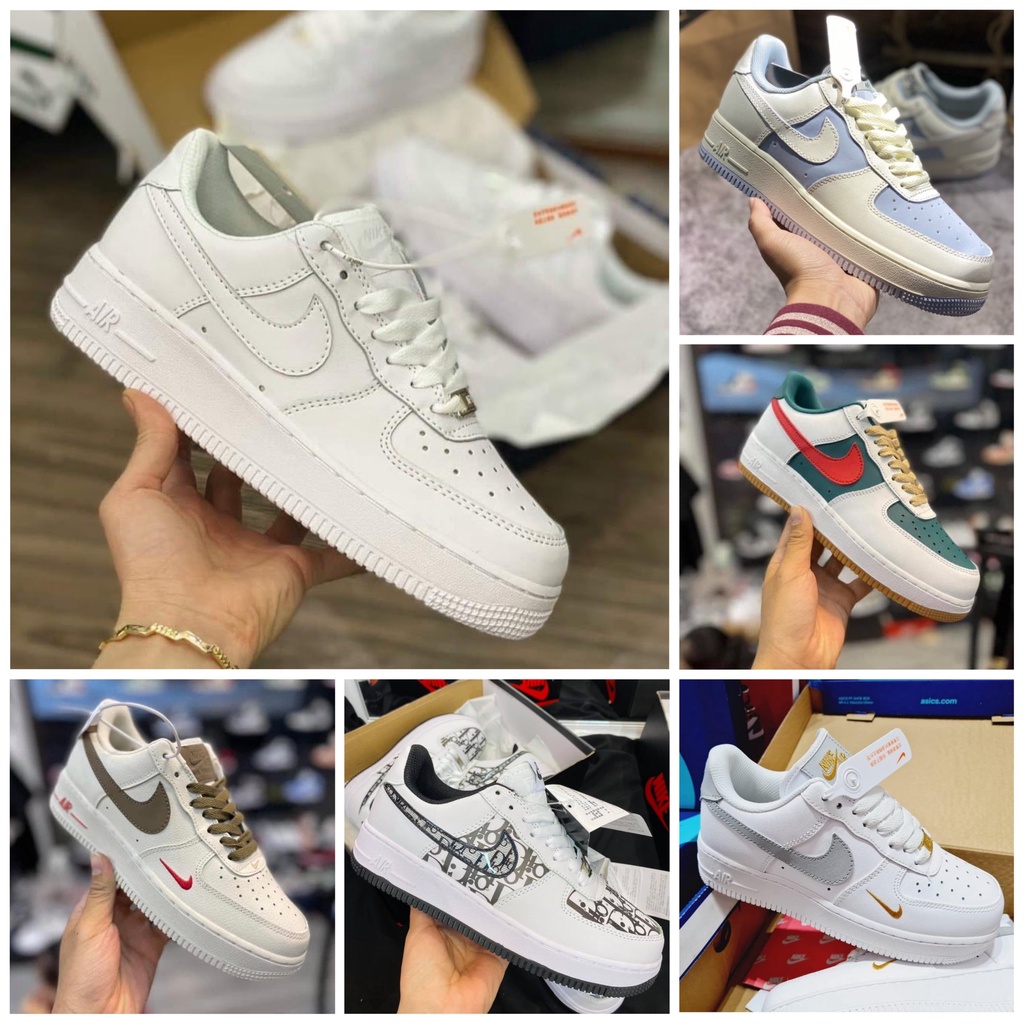 ????????à????  AF1 Trắng Full + Bản Mới ⚡️???????????????? ????????????????⚡️ Giày ???????????????????????????? ???????????????????? 1 Vệt Đen, ???????????? Họa Tiết Full Box Bill